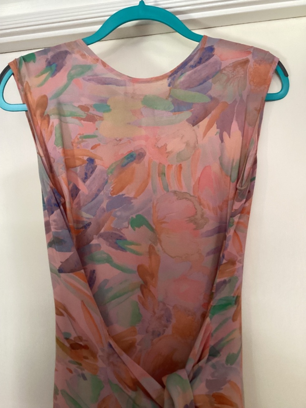 ANNTIAN lovely simple Print Silk Floral One Size Fits Most NWT - Picture 4 of 10